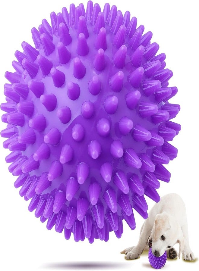 Gojira Squeaky Dog Toy Balls, Spiky Ball, Durable Puppy Chew Toys for Teething, Fetch and Train, BPA Free Non-Toxic for Dogs - Image 1