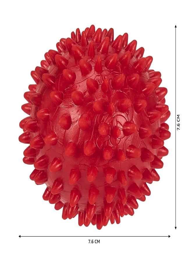 Gojira Squeaky Dog Toy Balls, Spiky Ball, Durable Puppy Chew Toys for Teething, Fetch and Train, BPA Free Non-Toxic for Dogs - Image 4