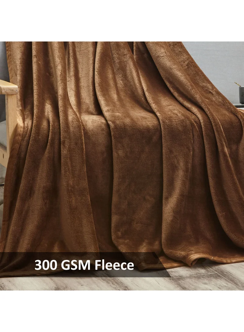 دوناتيلا بطانية من الصوف الفانيلا فائقة النعومة من قطعة واحدة