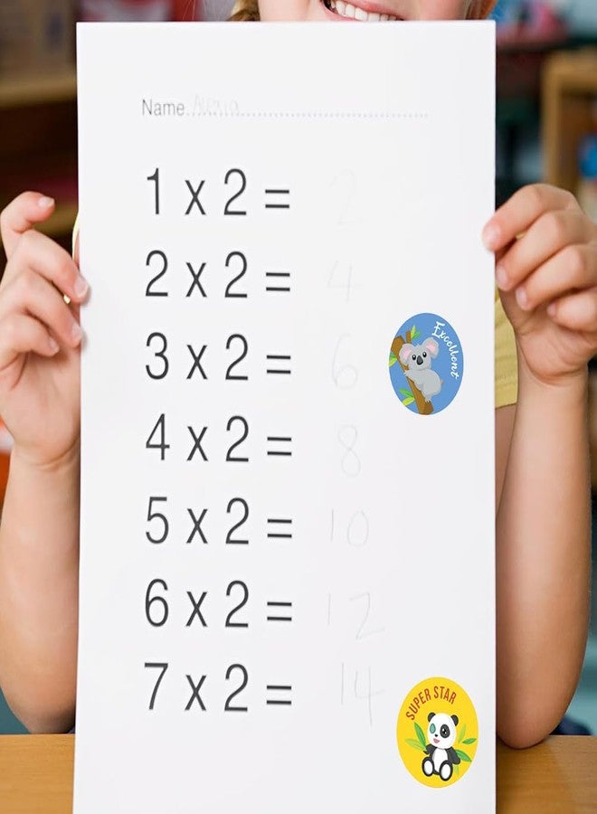 Citihomy 1000 Cute Animal Reward Stickers for Kids Classroom, Motivational Stickers for Teachers & Students, 1 Inch, 16 Styles - Image 5
