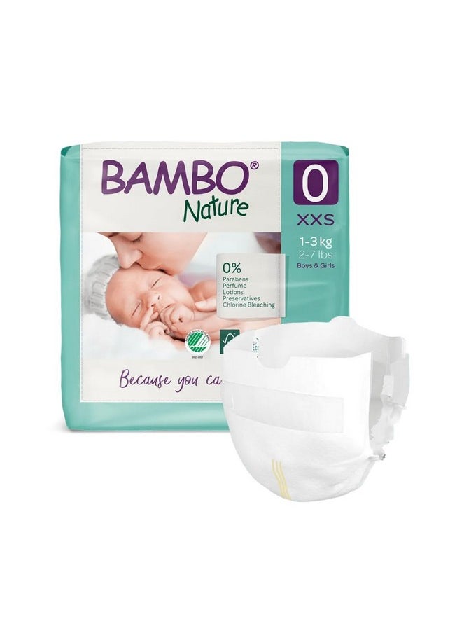 BAMBO NATURE Unisex Premium Eco-Friendly Tape Diapers With Wetness Indicator-Xxs Size, 24 Pieces-Pack Of 3  - Image 2