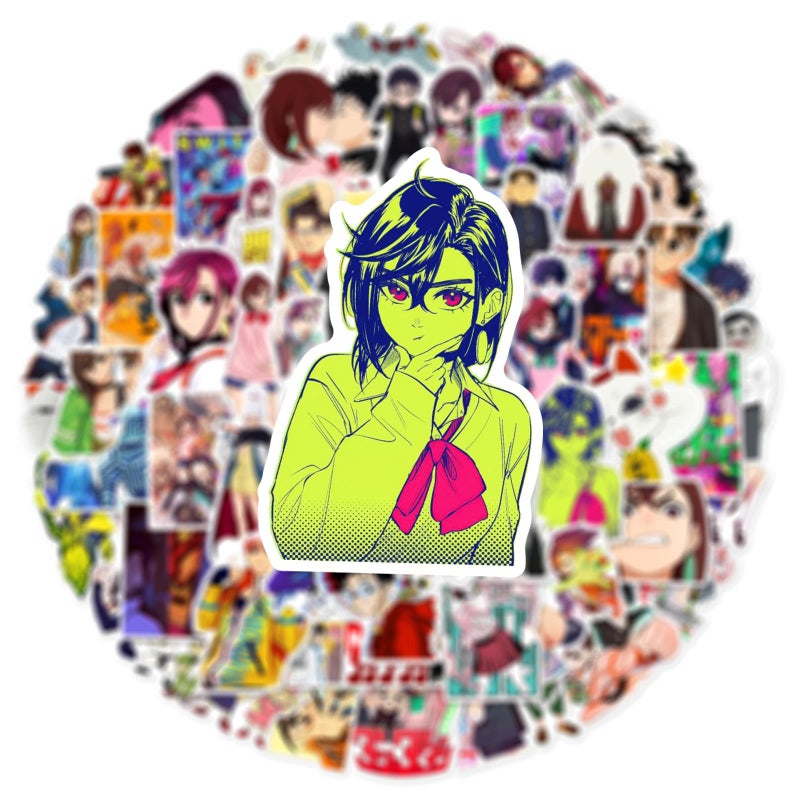 PWSTY 50Pcs Manga Dandadan Stickers Mixed Pack,Cartoon Characters Stickers Movie Decorative Sticker for Kids Teens Adults Waterproof Sticker for Water Bottle Laptop (Dan) - Image 2