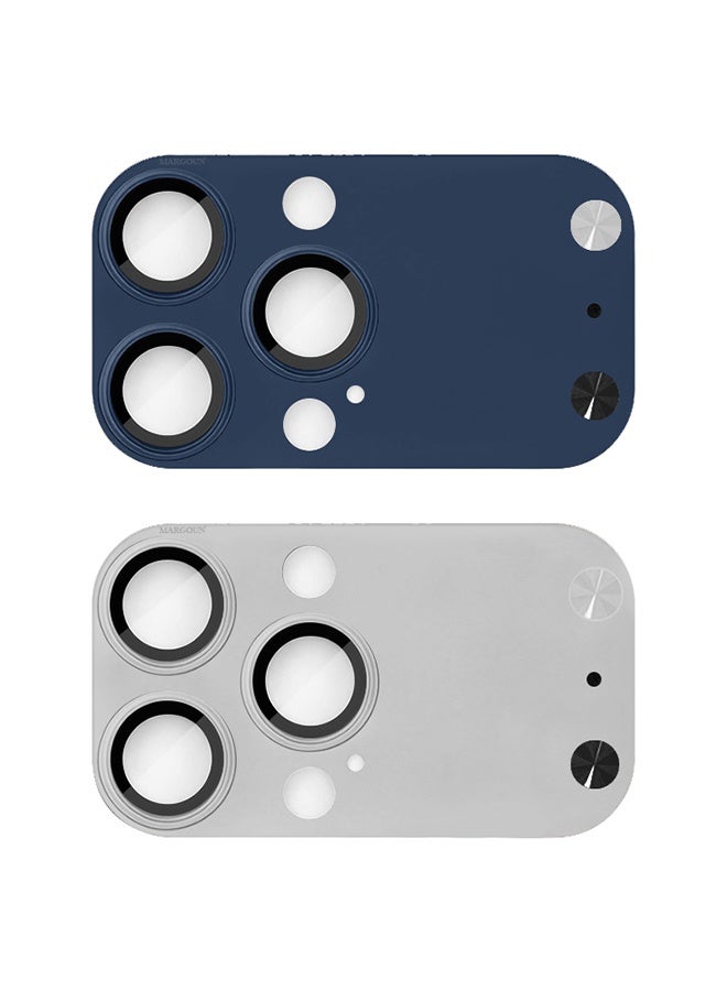 CATANES 2 Pieces Camera Lens Protector for iPhone 15 Pro Max and 16 Pro Max - Imitates the Appearance of iPhone 17 Pro Max for a Stylish Upgrade - Image 1