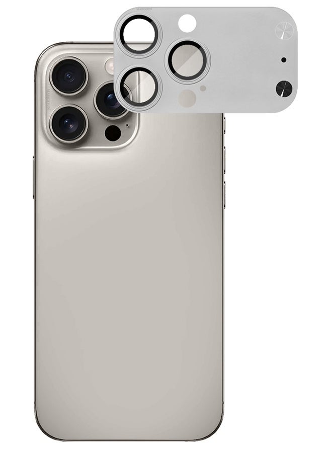 CATANES 2 Pieces Camera Lens Protector for iPhone 15 Pro Max and 16 Pro Max - Imitates the Appearance of iPhone 17 Pro Max for a Stylish Upgrade - Image 2