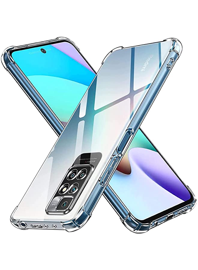 vesus Case for Xiaomi Redmi 10 Case Cover Back Air Cushion Soft Silicone Shockproof Anti-Scratch Protective Bumper Shell Corner for Xiaomi Redmi 10