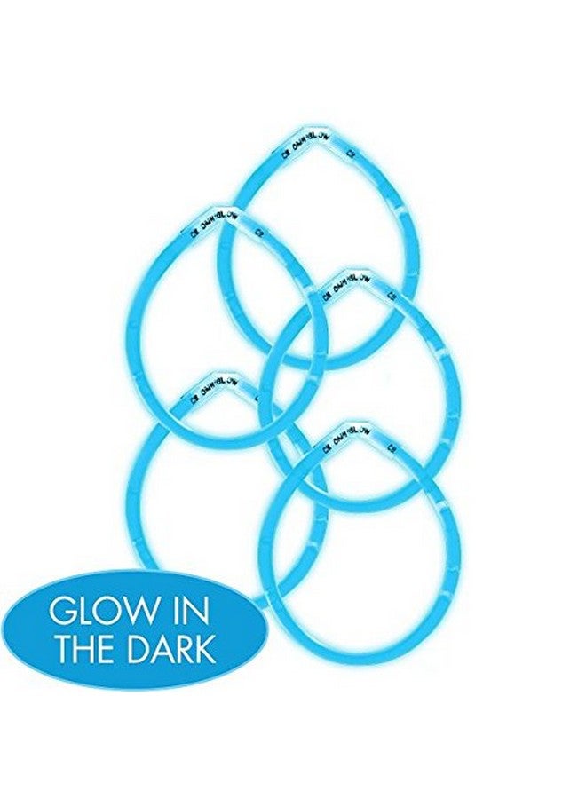 Amscan Blue Glow Sticks 8" (Pack Of 5) Vibrant Night Party Accessory For Fun Events Safety & Entertainment - Image 3