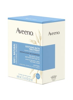 Aveeno Aveeno Active Naturals Soothing Bath Treatment - 8 x 1.5 oz packets - 42g  - Image 5