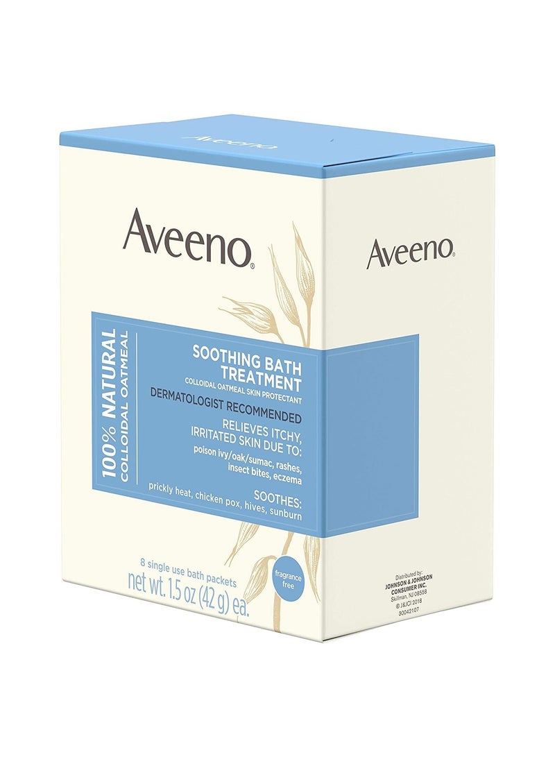 Aveeno Active Naturals Soothing Bath Treatment - 8 x 1.5 oz packets - 42g - Image 5