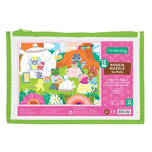 Mudpuppy Tea Party Pouch Puzzle - Image 1