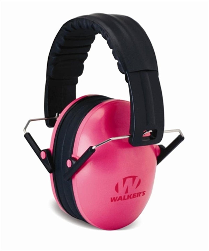 Walker's Infant/Toddler Low Profile Lightweight Padded Headband Adjustable Folding Noise-Reducing Hearing Protection Earmuffs Pink Small - Image 3