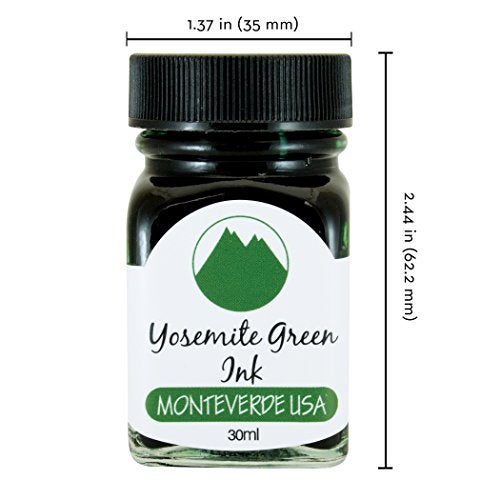 Monteverde USA Ink with ITF Technology, 30 ml Yosemite Green (G309YG) - Image 2