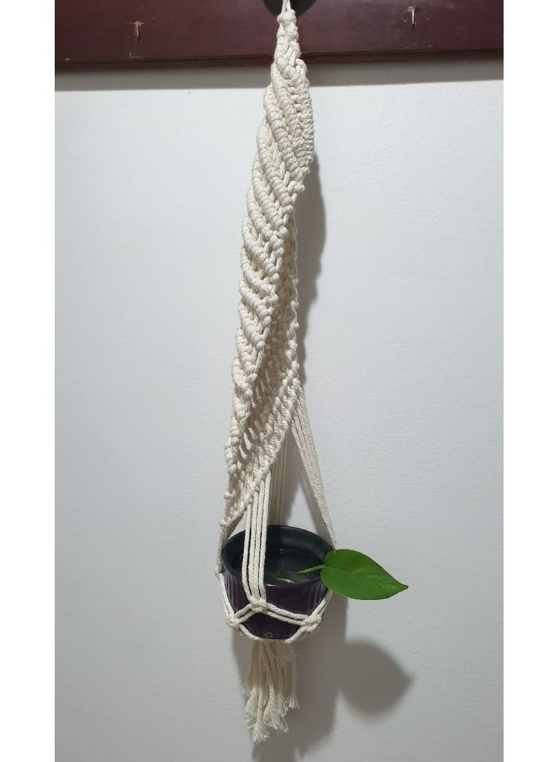 macrame sanu handmade plant hanger - Image 2