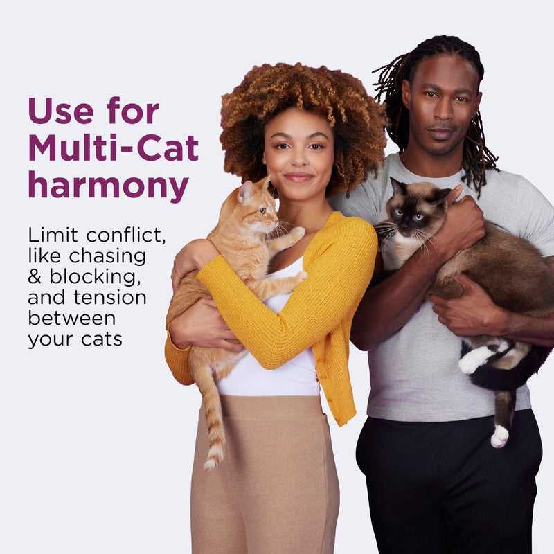 COMFORT ZONE 6 Pack MultiCat Diffuser Refills; Cat Calming Pheromones Help Anxiety; 30-day refills - Image 2