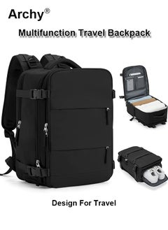 Archy Travel Backpack Carry-On with USB Charging Port Men Women 15.6-Inch Laptop Backpack  - Image 4