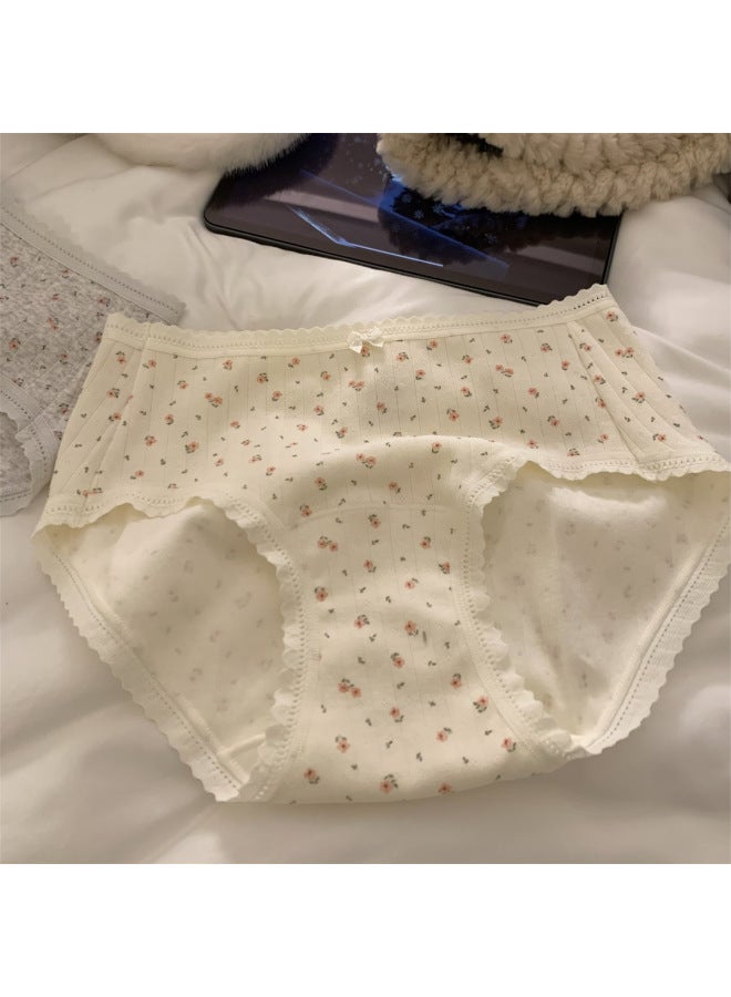 10a Antibacterial Extended Crotch Class A Baby Cotton Ladies Cotton Panties Women Waist Girls Cotton Briefs