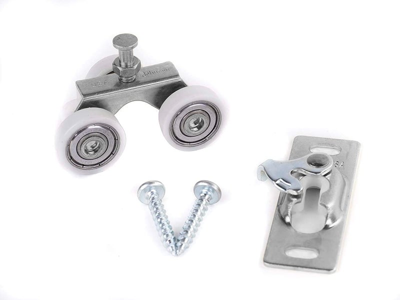 Johnson Hardware Sliding DoorPocket Door Hanger Ball Bearing 11251 Inch Wheel 200 lb Capacity