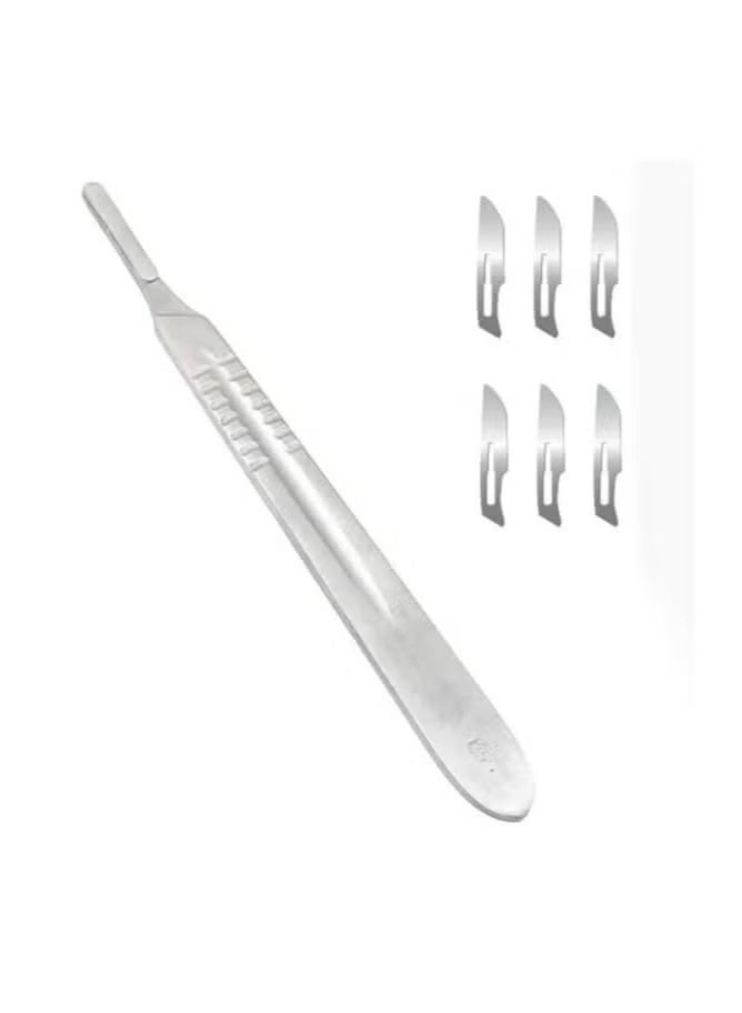 ديرما بلانينج مع 6 شفرات لازاله الشعر الوبرى لتقشير الجلد الميت - Image 1