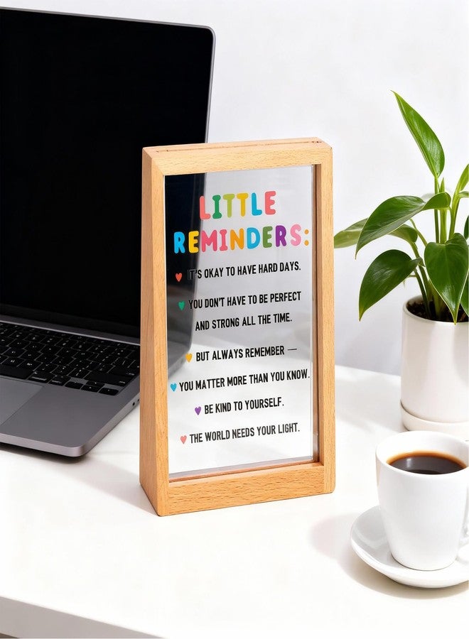 VESONNY Motivational Gifts for Women - Encouragement Gifts for Women Motivational Quote Desk Sign, Positive Affirmation Office Decor, Coworker Gift, Desk Accessories, Home & Office Decoration - Image 3