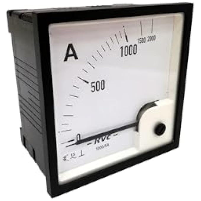 ريحني لوحة قياس التيار المتردد التناظرية 96 × 96 نوع Ct ثانوي 5 أمبير Eri96Esi96 Revalco إيطاليا 86598Ut487 - Image 3