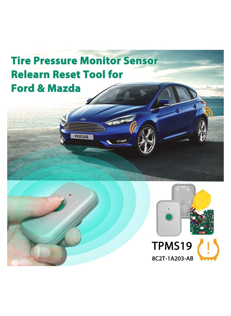Generic - TPMS Reset Relearn Sensor Tool for Ford Tire Pressure Monitor Programming Activation Transmitter Compatible With F-150, Mazda, Lincoln, Mercury 2023 Edition (8C2Z-1A203-A) - Image 1