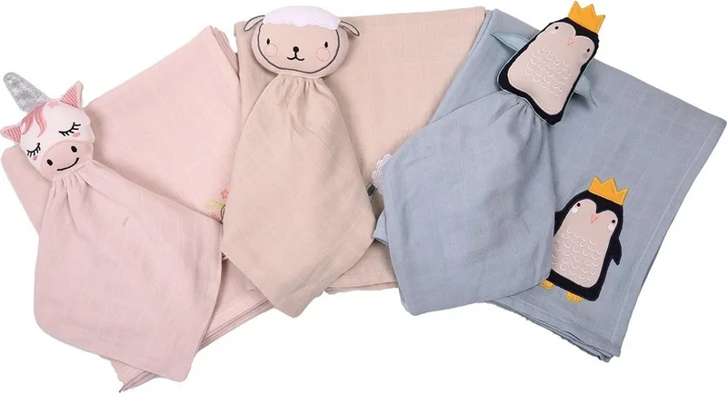 Miespiga Lamb Sleeping Companion + Muslin Set