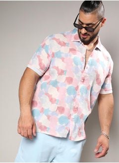 Instafab Plus Artistic Abstract Shirt  - Image 1
