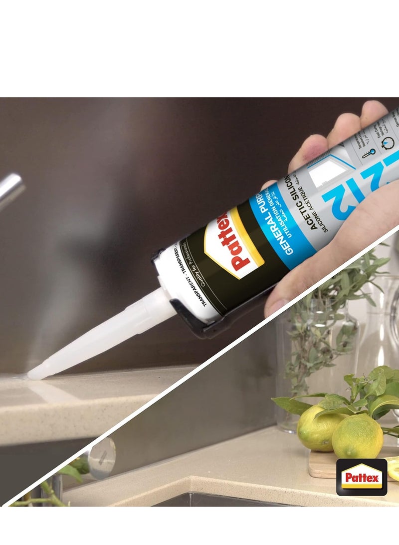 سيليكون تعبئة وعزل شفاف من باتيكس SL212 - مثالي للاستخدام الداخلي والخارجي  - Image 3