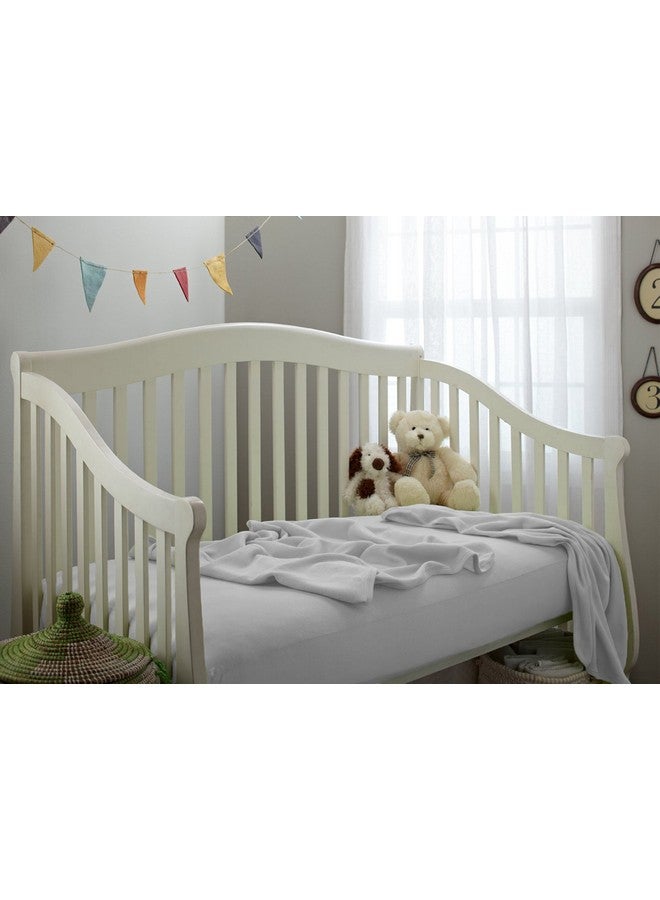 TL Care شريحة سرير أطفال مصنوعة من القطن الطبيعي 100% من TL Care 52" × 28" - ناعمة، قابلة للتنفس، مضادة للحساسية ولطيفة على الأطفال، بيضاء، محايدة للأولاد والبنات - Image 5
