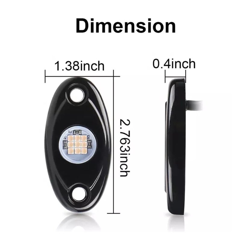 sulfar Under Car Tube Underbody Glow System Neon Light Underglow - Green - Image 3