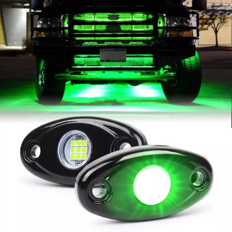 sulfar Under Car Tube Underbody Glow System Neon Light Underglow - Green - Image 1