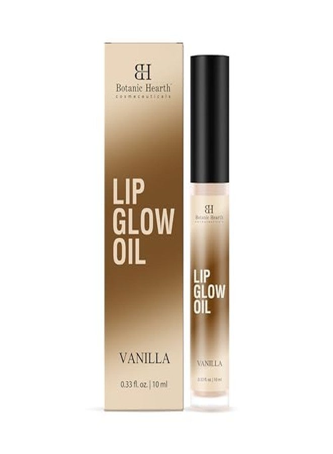 Botanic Hearth Lip Glow Oil with Vanilla flavor | Moisturizing & Hydrating Lip Gloss Oil for Dry Lips | Transparent Gloss | Lightweight & Non Greasy | 0.3fl oz - Image 5