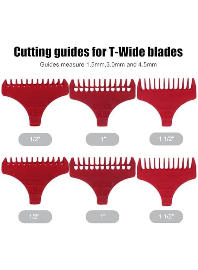 Wahl 5 Star Detailer 2111 Trimmer Guide Set 3 Sizes 1 2 1 1 1 2 Inch for T Wide Blade 2215 - Image 3