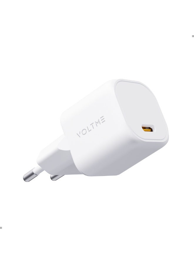 VOLTME Revo 30W Lite C Wall Charger - White - Image 1