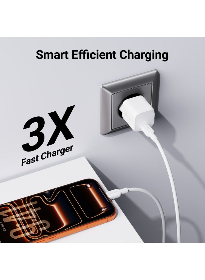 VOLTME Revo 30W Lite C Wall Charger - White - Image 3