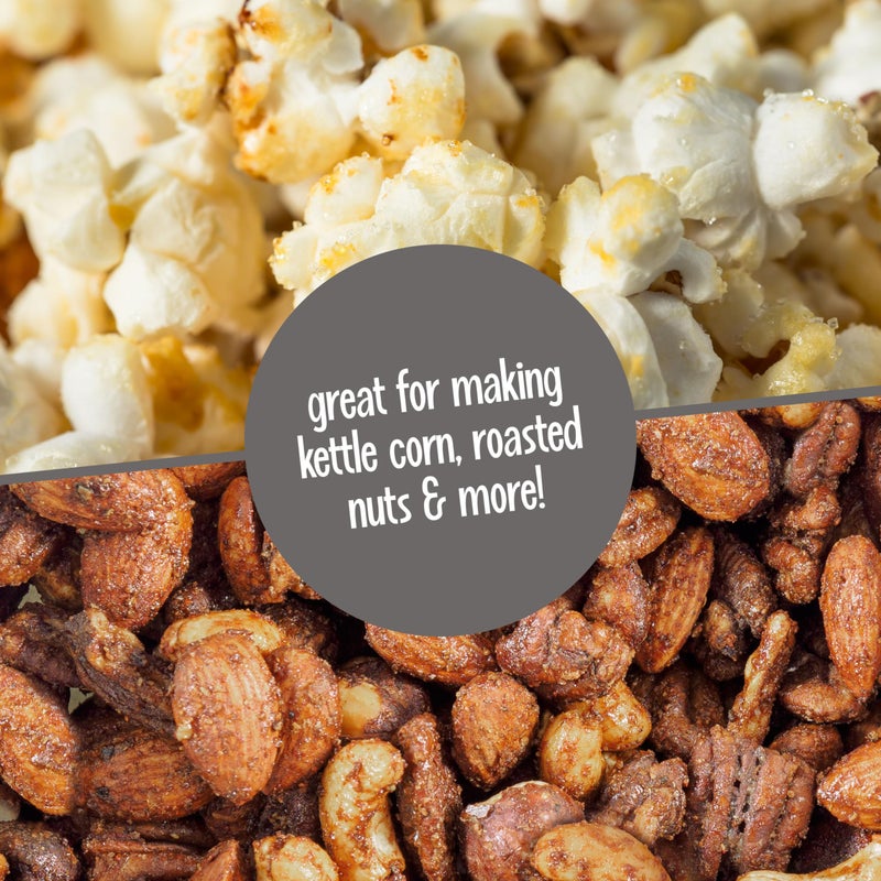 Nostalgia Electric Stirring Popcorn Maker â€“ 2 Qt Capacity â€“ Large Dual-Purpose Lid & Serving Bowl â€“ Great for Gifts, Movie Nights, & Snacks â€“ Aqua - Image 5