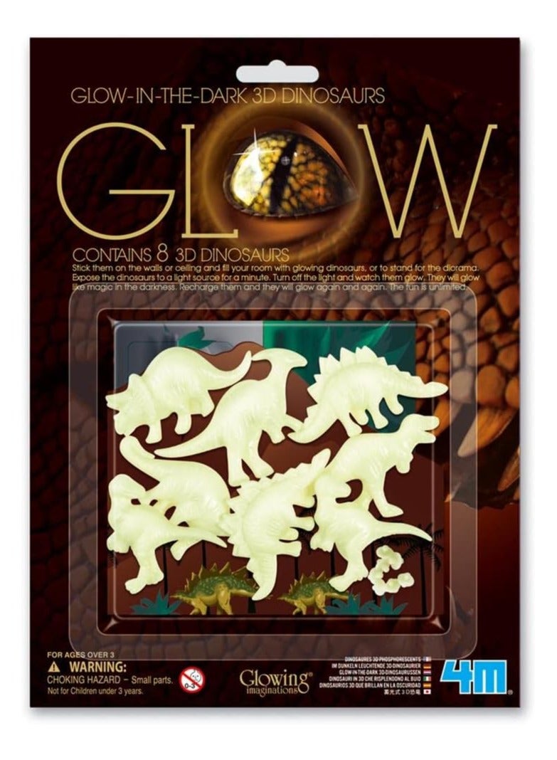 4M Glow 3D Dinosaur Amusement Toy - Image 1