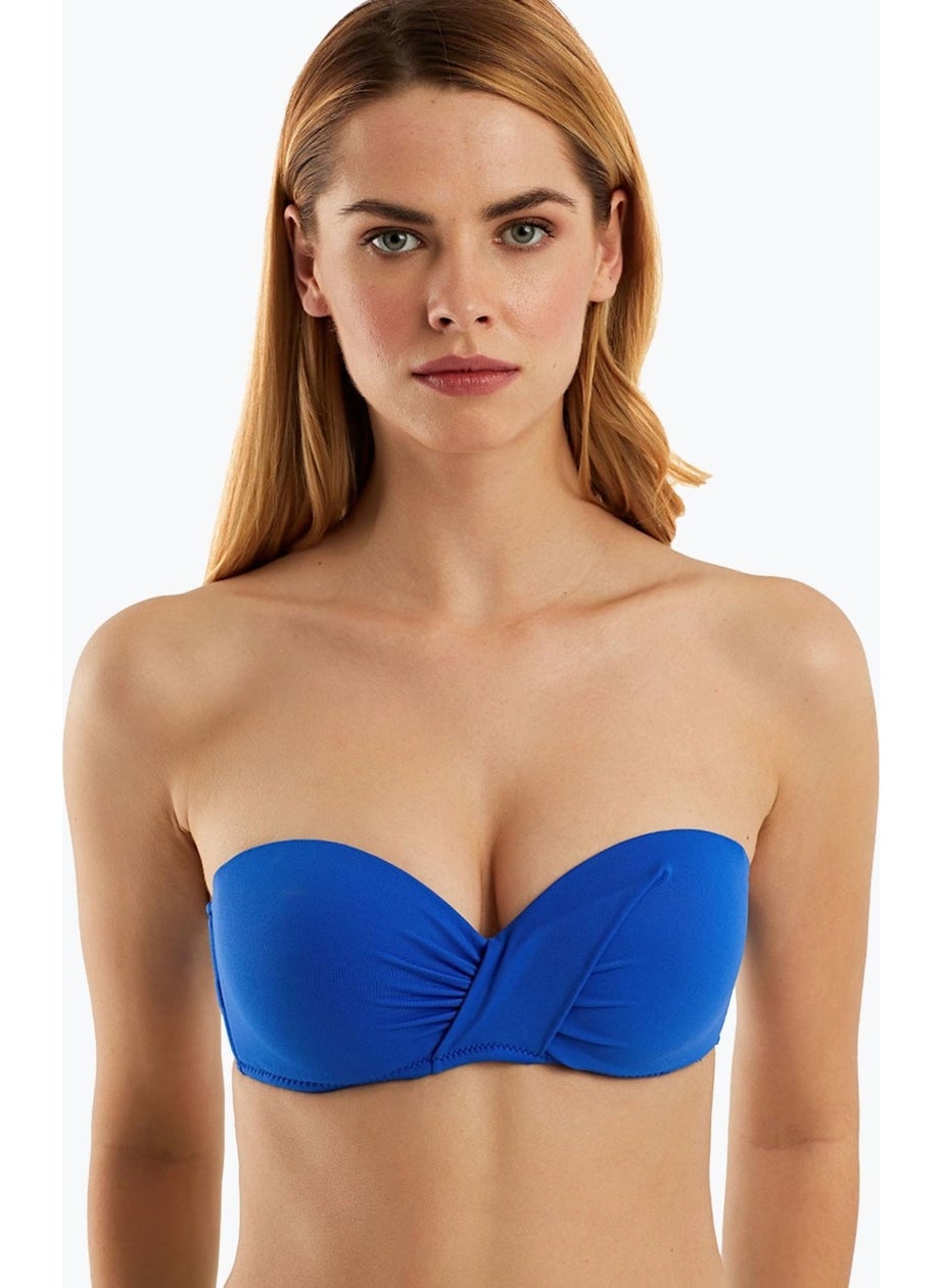 Ayyıldız 63549 Saks Strapless Bikini Top  - Image 1