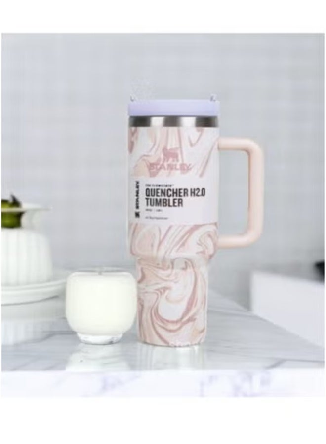 Stanley Quencher H2.0 FlowState™ 40oz Stainless Steel Vacuum Insulated Tumbler with Leak-Resistant Lid & Reusable Straw – Keeps Drinks Cold for 40 Hours or Hot for 7 – BPA-Free, Dishwasher Safe & Travel Friendly – Ideal for Water, Coffee, Iced Tea, Smoothies & More - Image 2