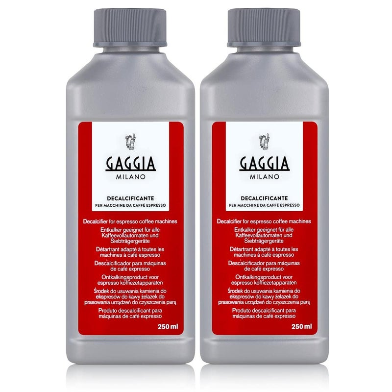 Gaggia Decalcifier Descaler Solution 250Ml (2 Bottles) - Image 1