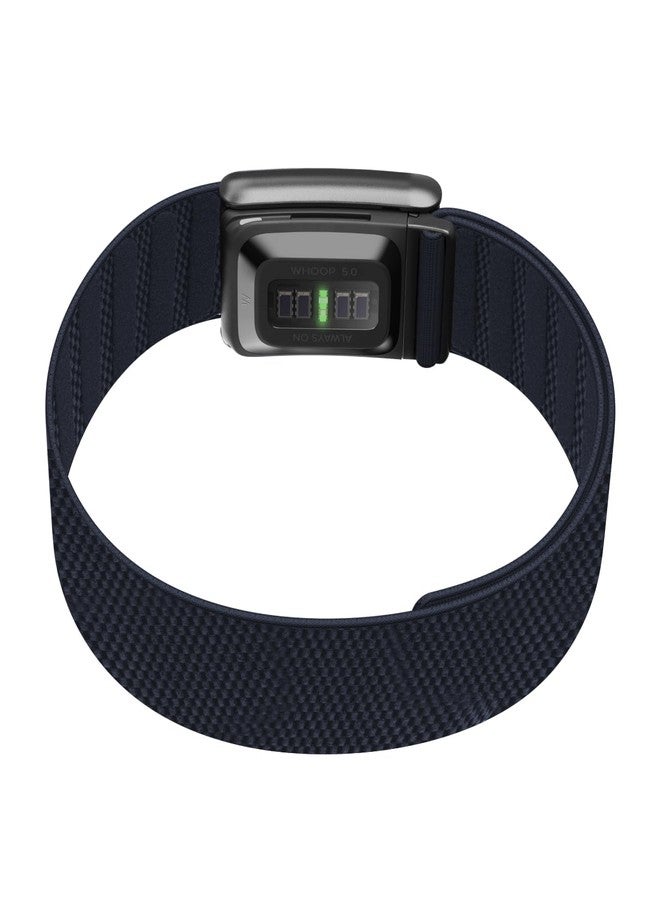 DADO Bicep Band Ultra-soft Nylon Compatible with WHOOP 5.0, One, Peak, and Life | Breathable, Durable & Secure Fit Strap | NOT for Gen 4 (Deep Blue, One/Peak) - Image 3