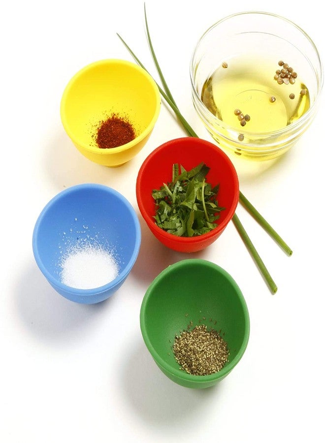 GBSTORE 4 Pcs Silicone Mixing Bowl Prep and Serve Bowls for Mixing Facial Mask or Holding Ingredient - Image 2
