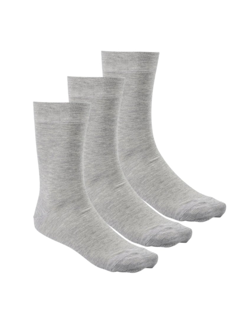 COTTONIL Pack of 3 Cotton Casual Dress Classic Socks for Men - Image 1
