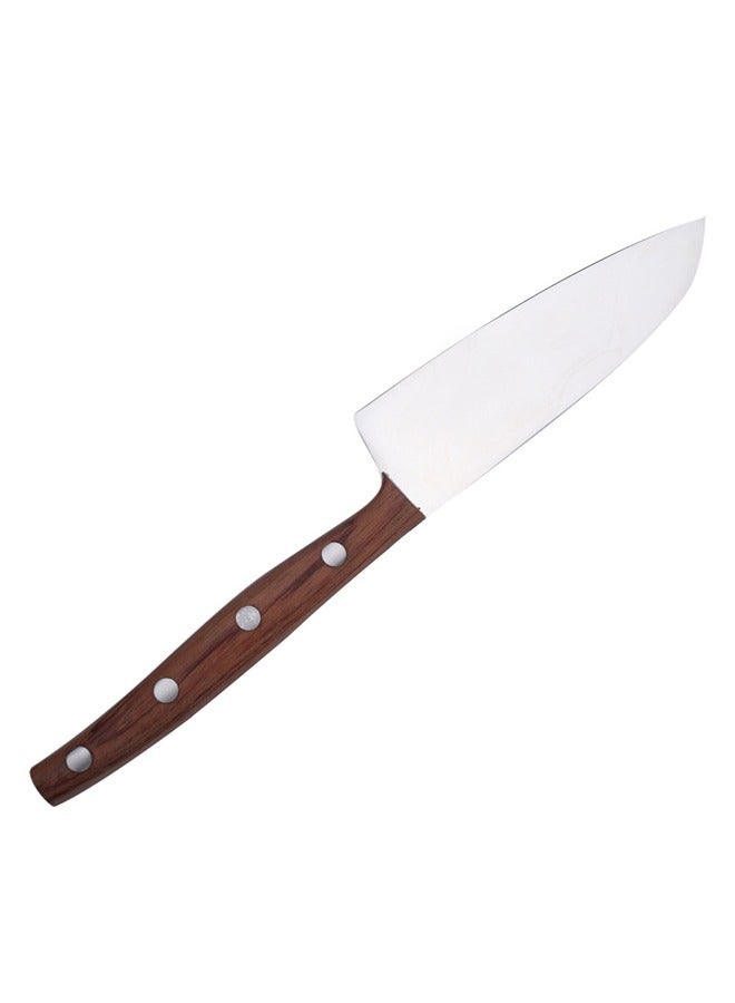 Stainless Steel Chef Knife, Kitchen Knife, Brown, 4 Inch