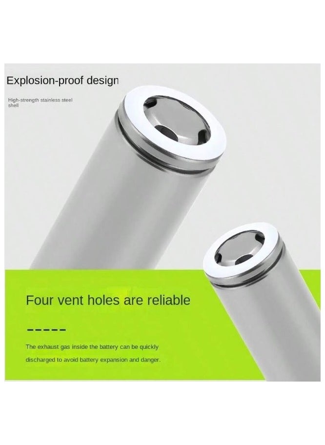 LZD - A rechargeable 26650 lithium-ion battery with a capacity of 5000mAh, rechargeable up to 1200 times. Long-lasting button-top batteries for flashlights, modern glucose meters, modern thermometers, charging fans, toys, and solar-powered surveillance cameras - Image 1