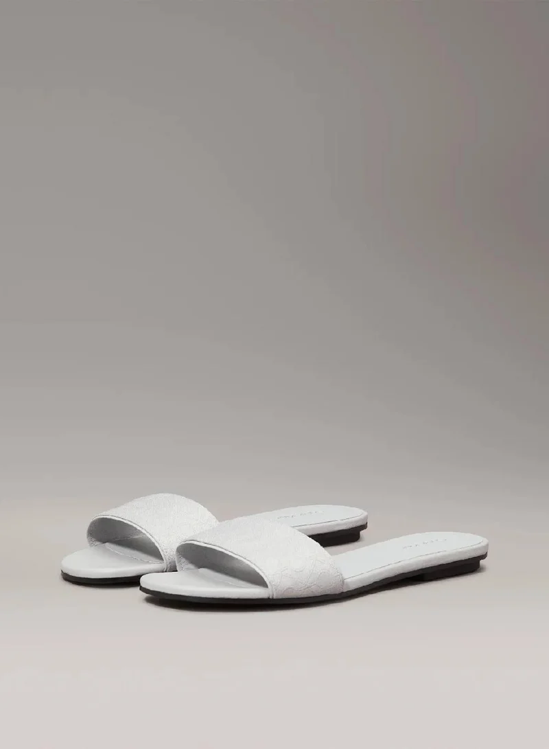 CALVIN KLEIN Logo Jacquard Sliders