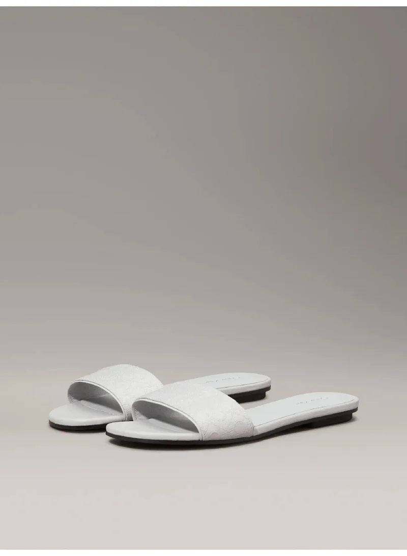 Calvin Klein Logo Jacquard Sliders