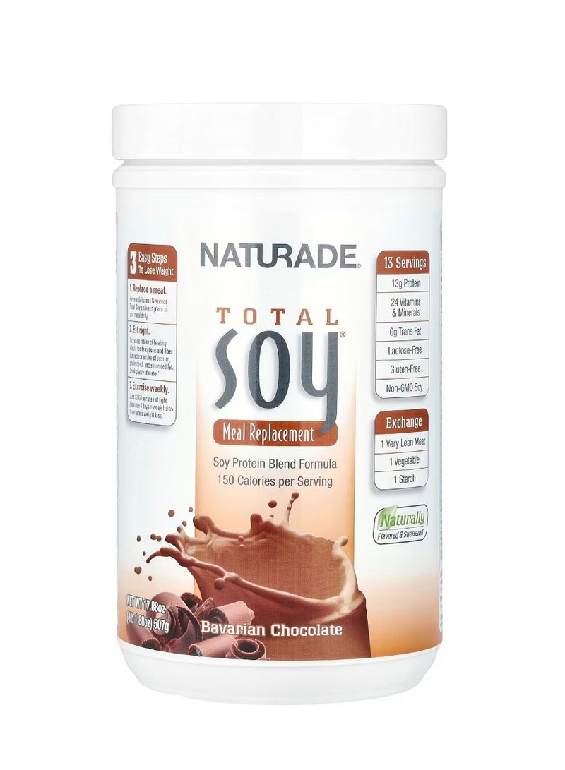 ناتورادي بديل وجبة الصويا بالشوكولاتة البافارية 1 رطل 1.88 أونصة (507 جم) - Image 1