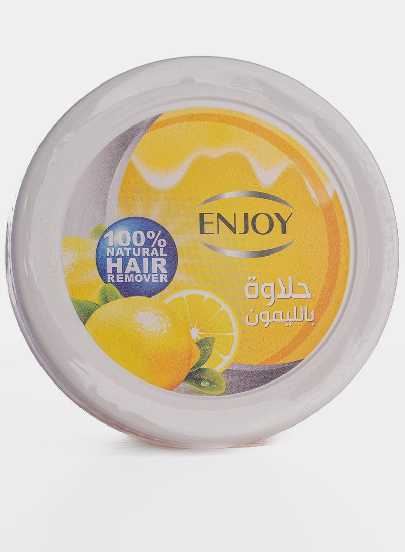 إنجوي حلاوة إزالة الشعر بالليمون – 400 جم | 100% طبيعية | حلاوة سكر بالليمون | لطيفة ومنعشة على البشرة | نعومة حريرية طويلة الأمد | مغذية ومنظفة بخلاصة الليمون الطبيعي - Image 5