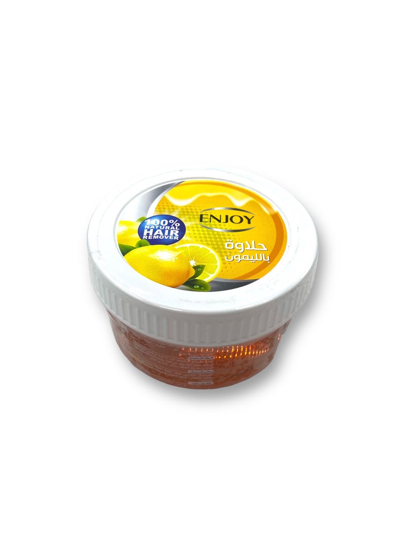 ENJOY ENJOY Natural Hair Remover with Lemon – Fast & Effective Waxing | 100% Natural Formula  - Image 1