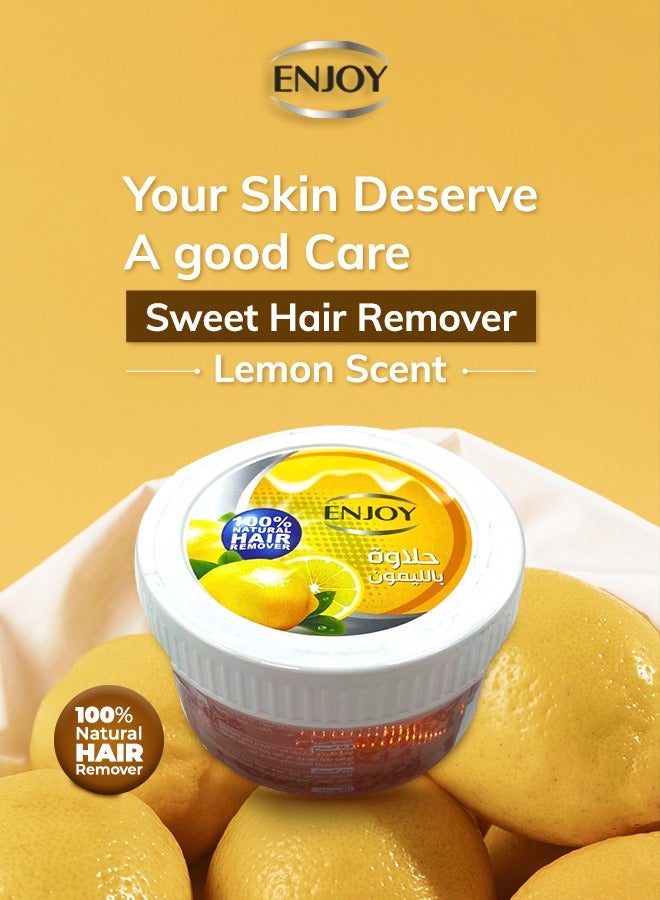 ENJOY ENJOY Natural Hair Remover with Lemon – Fast & Effective Waxing | 100% Natural Formula  - Image 2